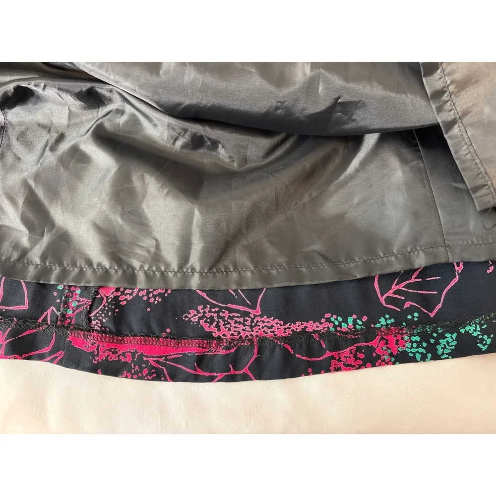 VTG Sonata Womens Pink Black Abstract Floral Maxi Skirt Sz S 90s Art Teacher - Picture 5 of 7